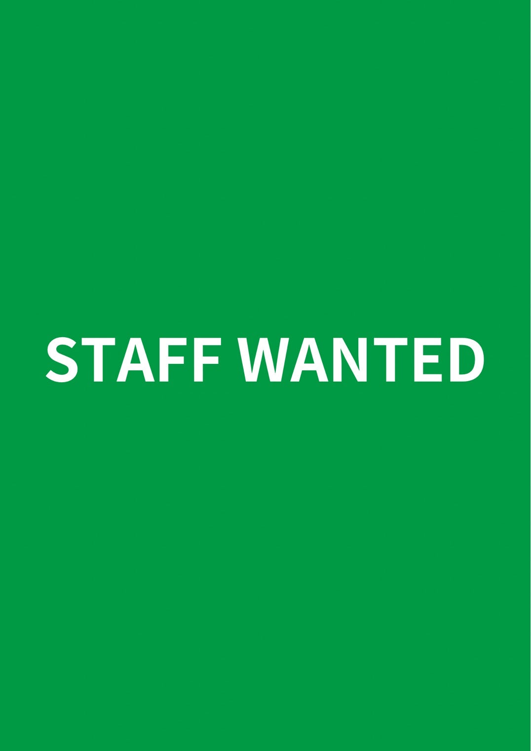 \\STAFF WANTED//スタッフ募集中!