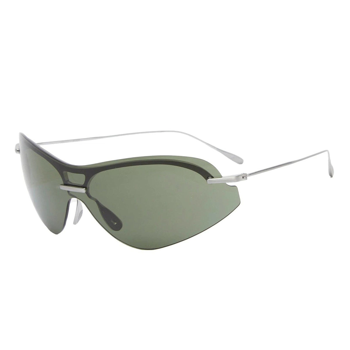 SOAR x Cubitts - Sirrus Sunglasses in Silver/Green【CIR-R-SIL】