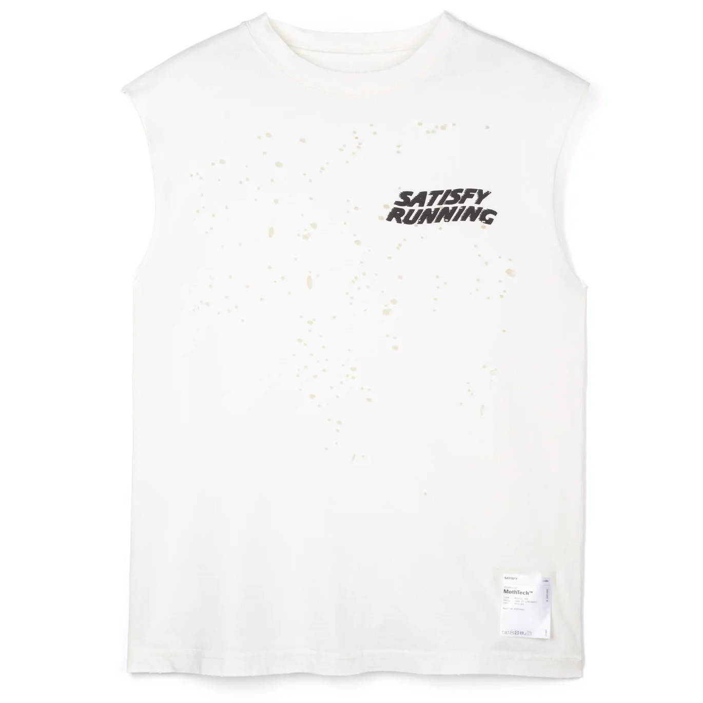 11005-OW-WA Satisfy MothTech Muscle Tee Off-White