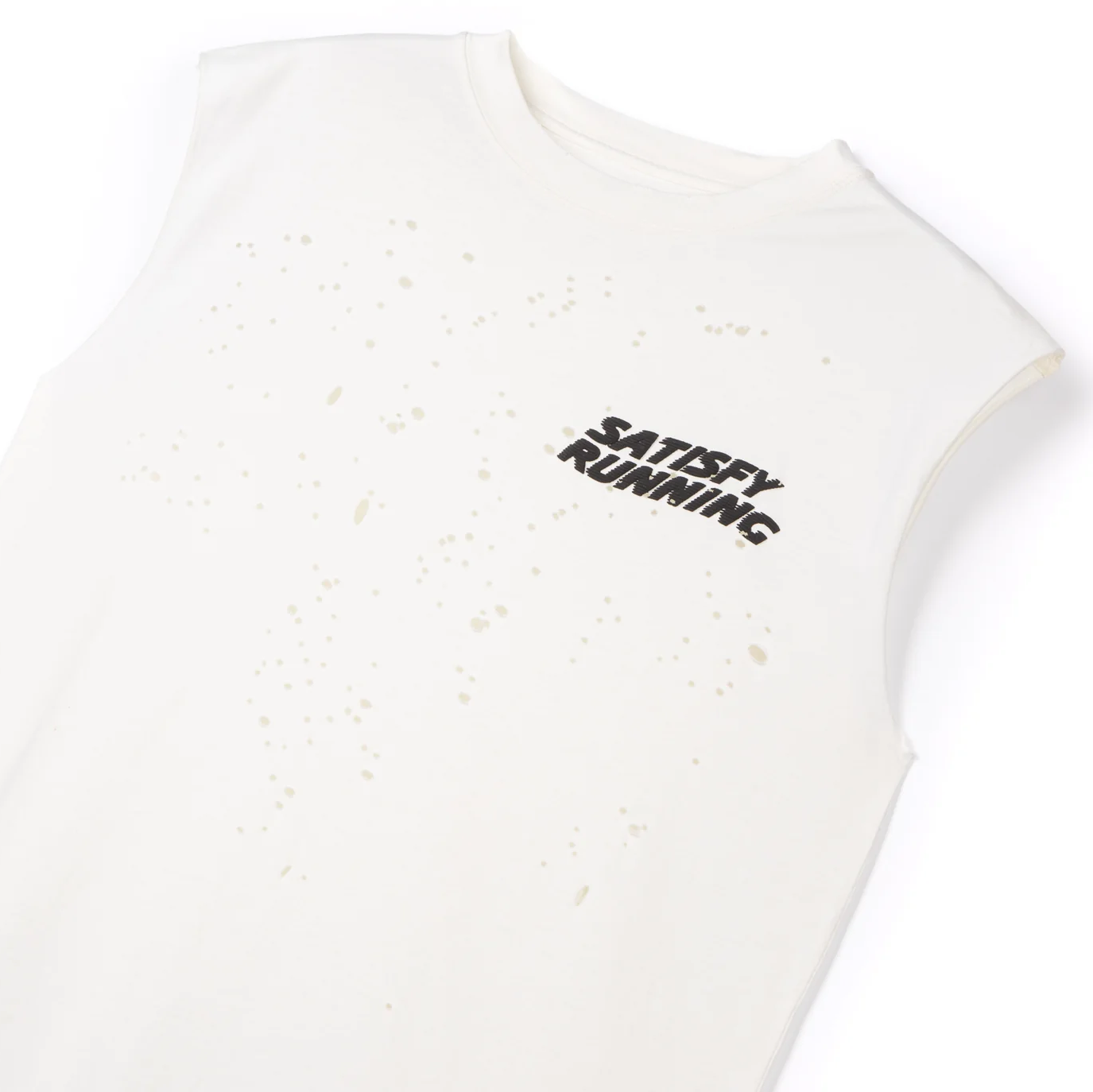 11005-OW-WA Satisfy MothTech Muscle Tee Off-White