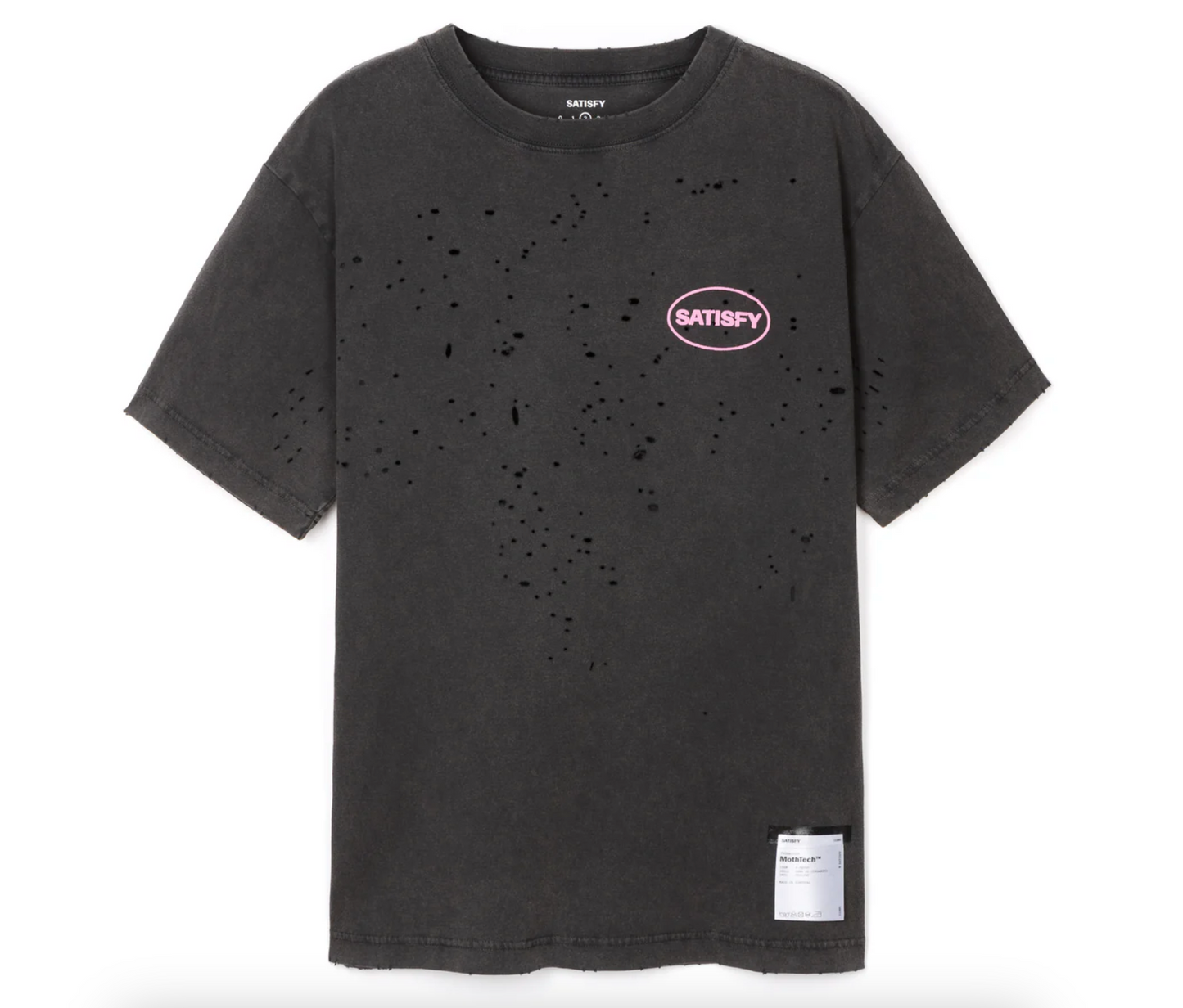 11006-AB-SRS Satisfy MothTech T-Shirt Aged Black