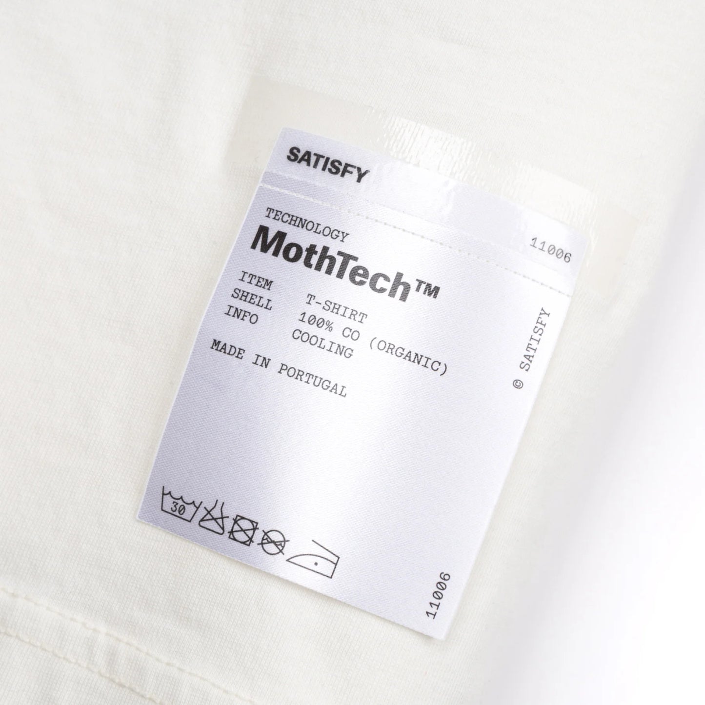 11006-OW-SRS Satisfy MothTech T-Shirt Off-White