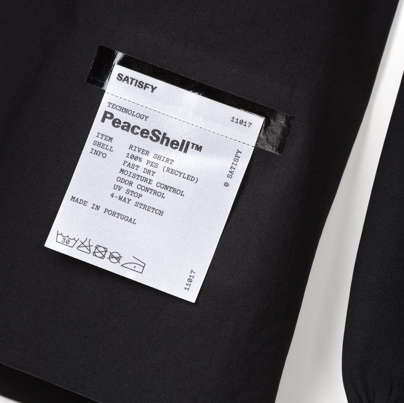 11017-BK PeaceShell River Shirt Black