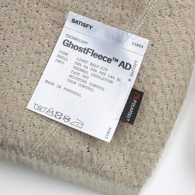 11024-MO-SA SATISFY GhostFleece AD Light Half-Zip Moon