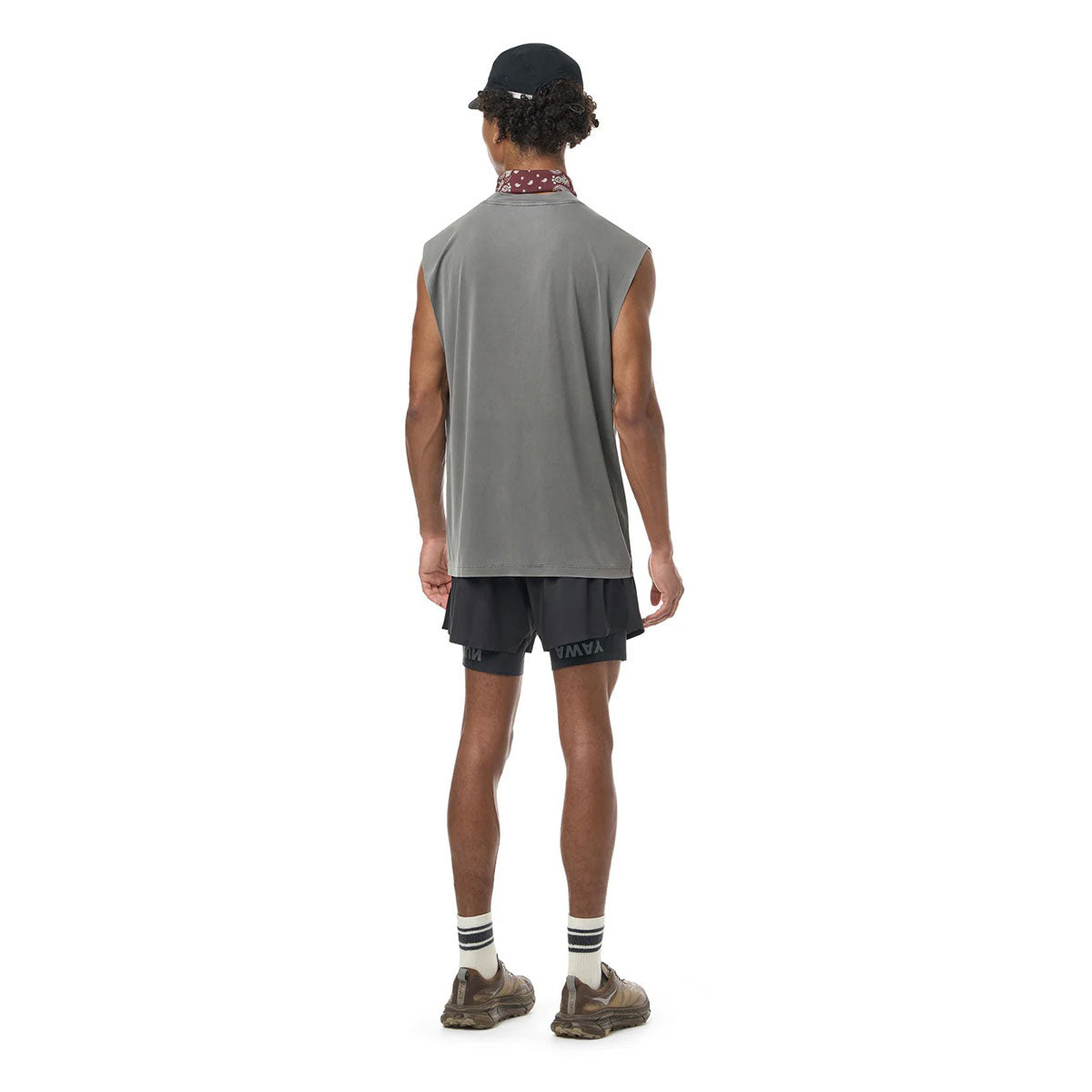 SATISFY - AuraLite Muscle Tee Mineral Graphite 【11031-MG-SAB】