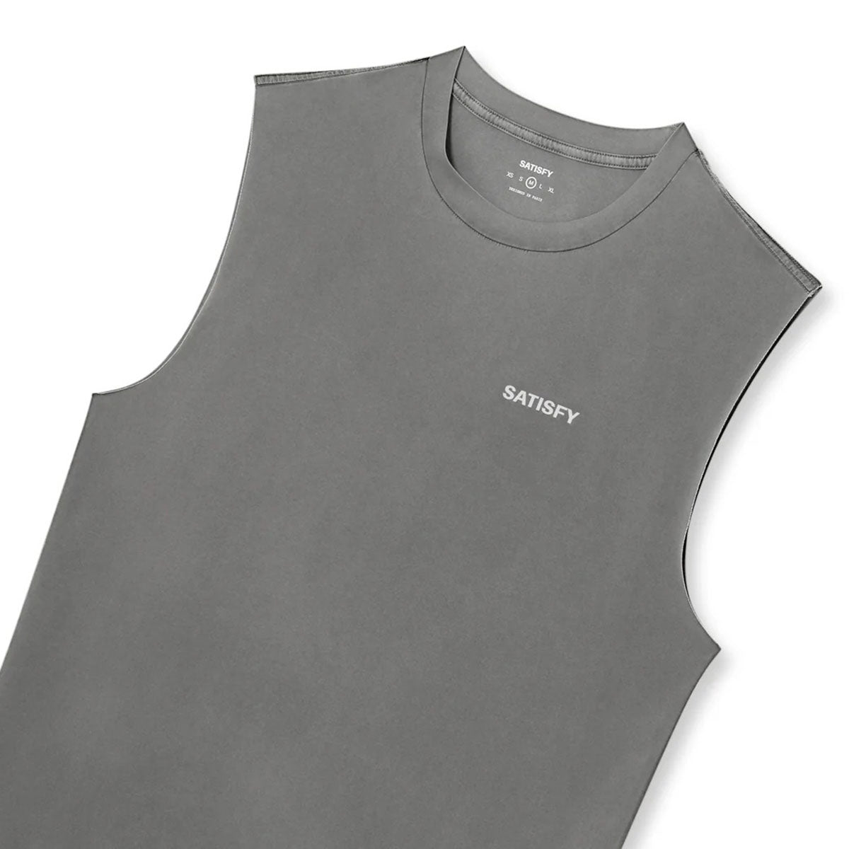SATISFY - AuraLite Muscle Tee Mineral Graphite 【11031-MG-SAB】