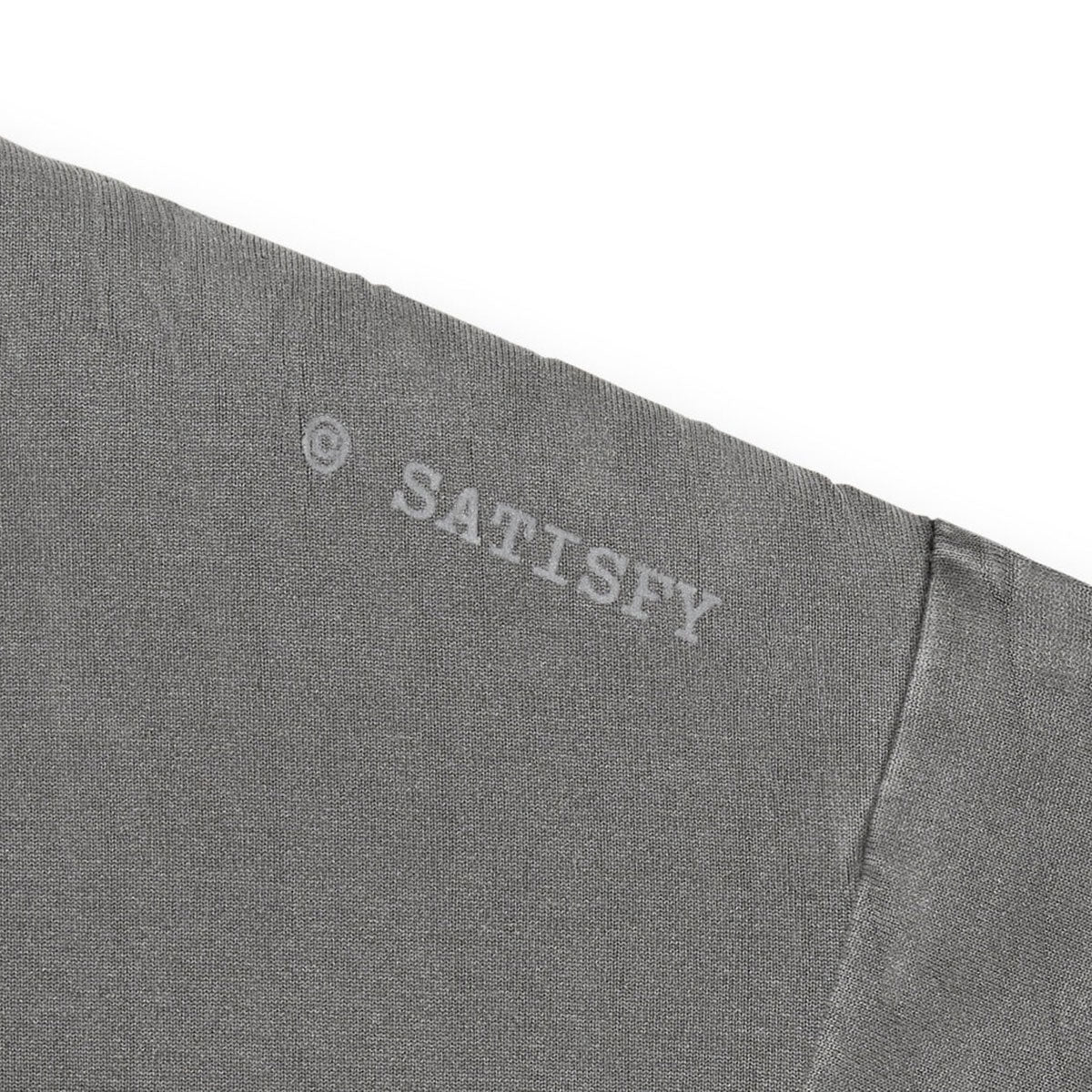 SATISFY ‐ AuraLite Pleated T-Shirt Mineral Graphite 【11043-MG-SA】