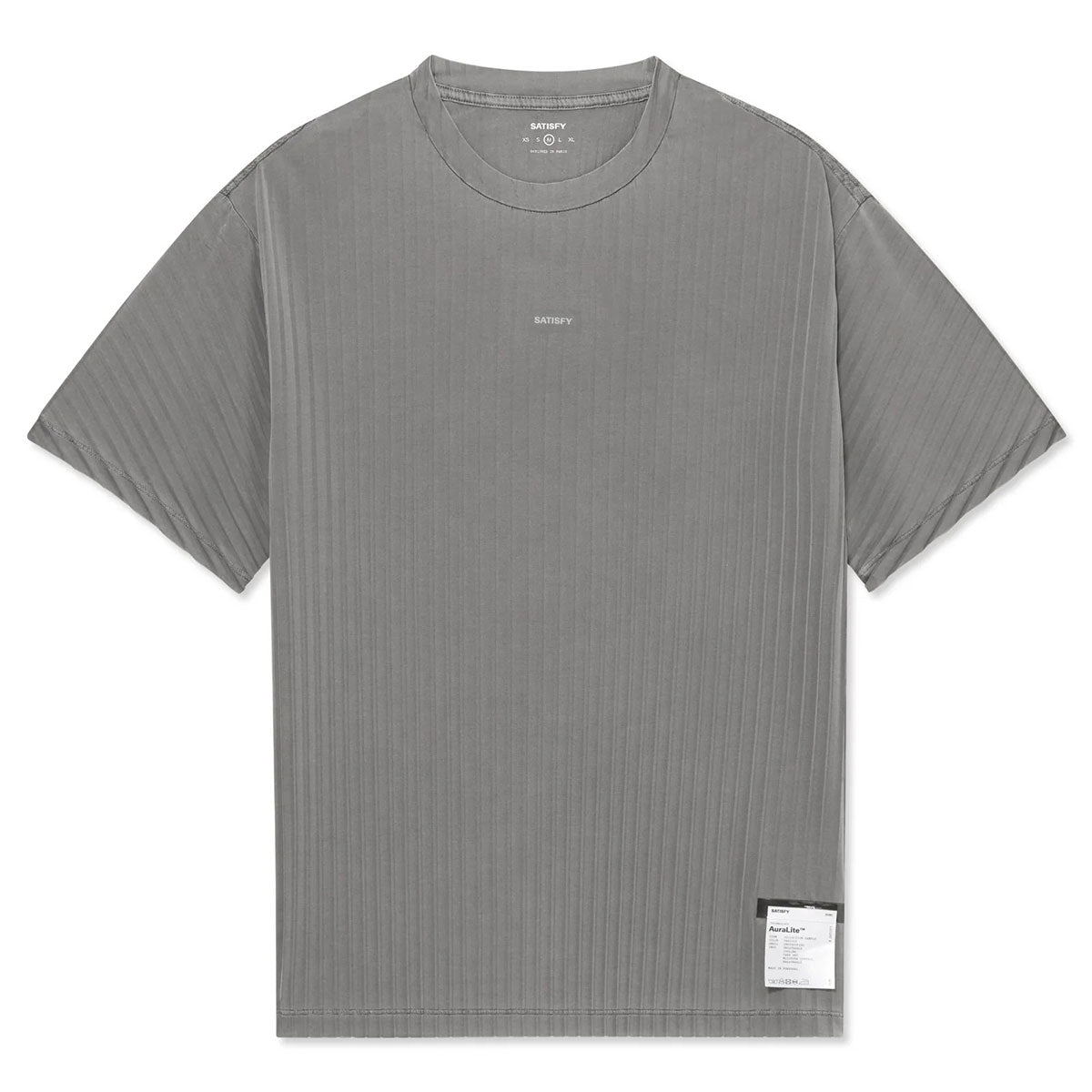SATISFY ‐ AuraLite Pleated T-Shirt Mineral Graphite 【11043-MG-SA】