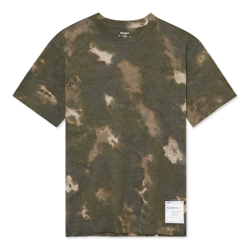 11047-BMO CloudMerino T-Shirt Batik Military Olive
