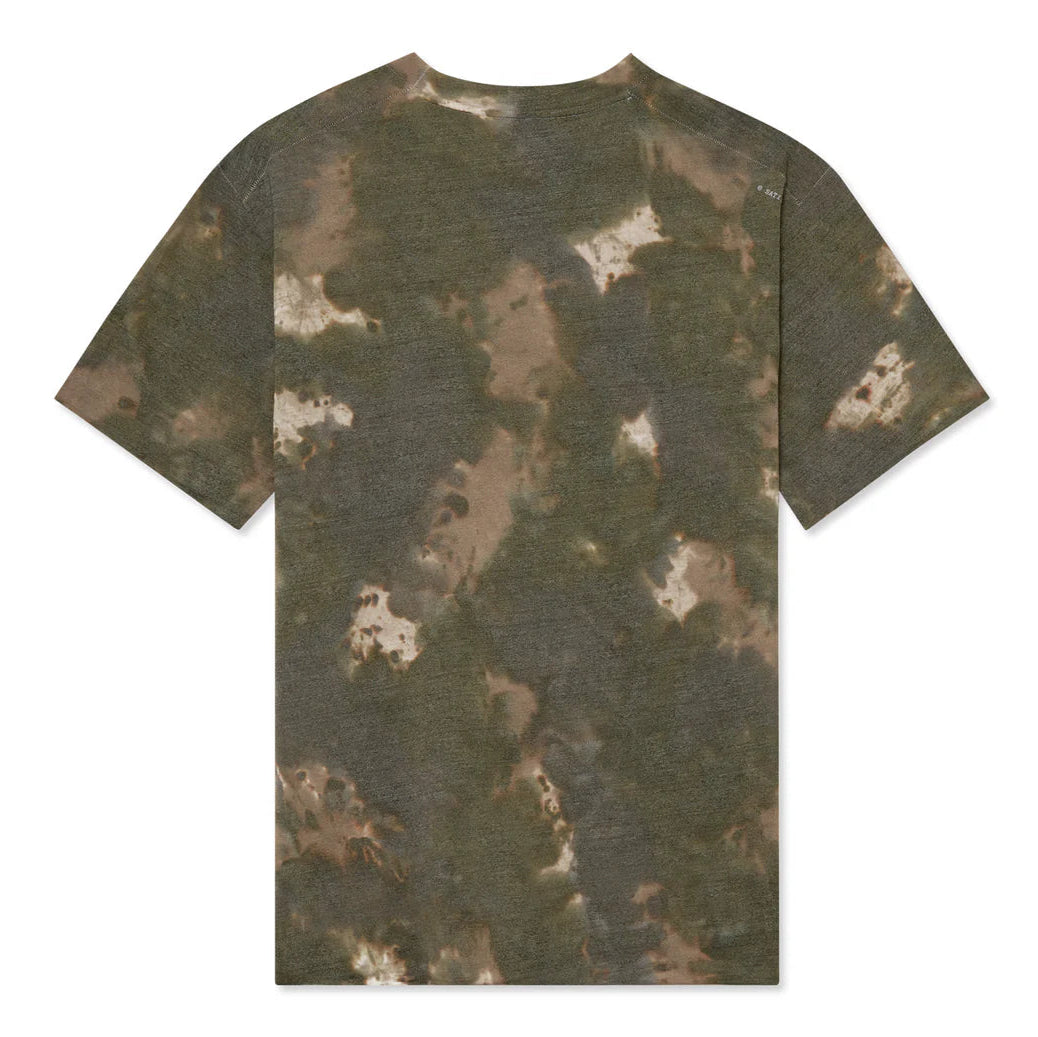 11047-BMO CloudMerino T-Shirt Batik Military Olive