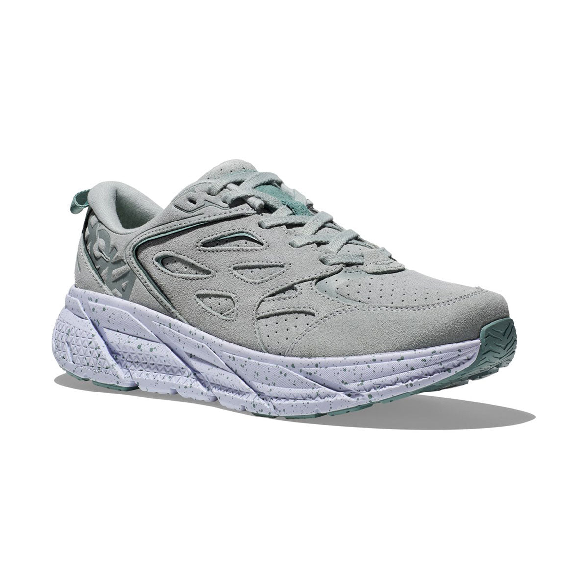 HOKA U CLIFTON L SUEDE-MERCURY / AGAVE