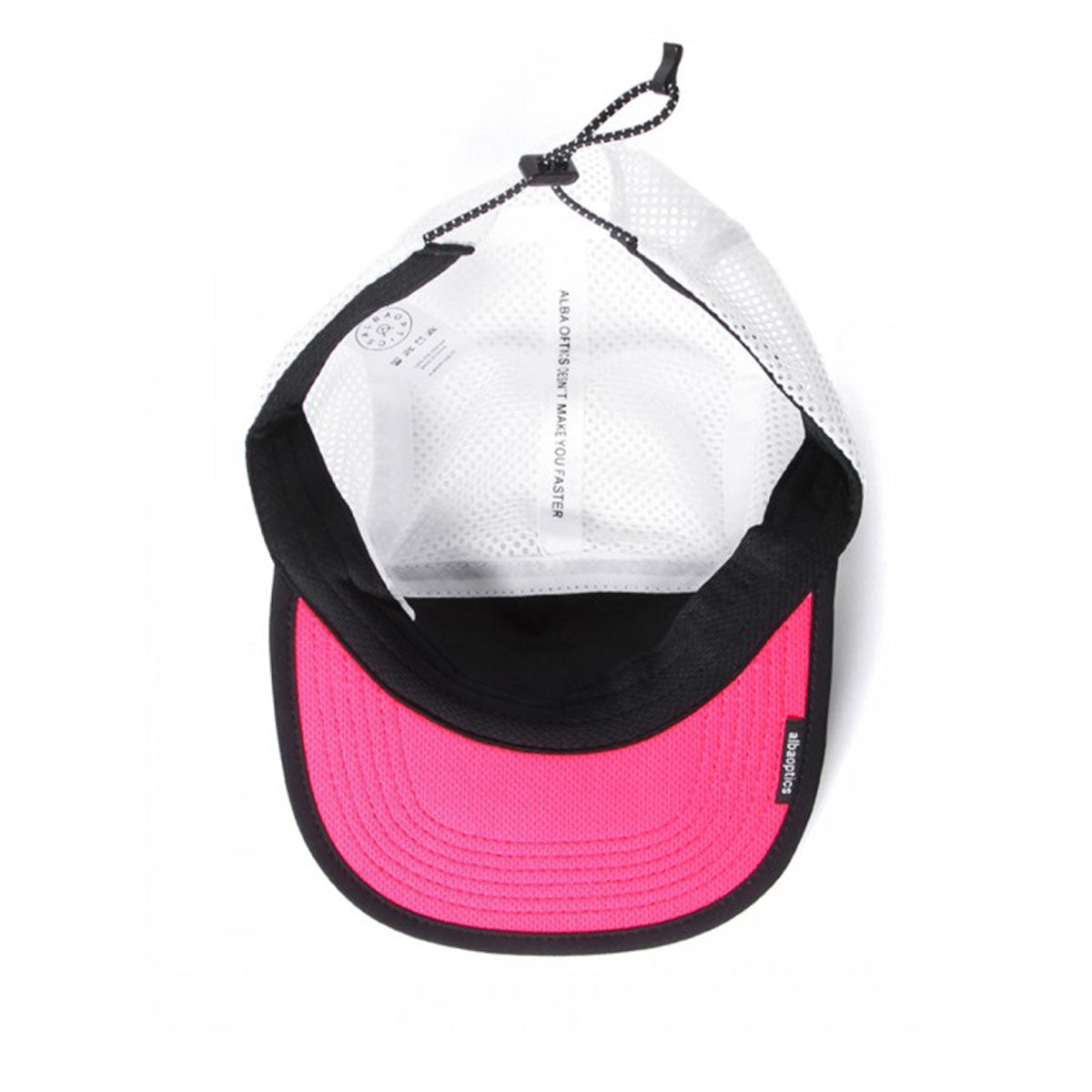 ALBA OPTICS - TRAIL PACKABLE CAP WHITE/BLACK/PINK