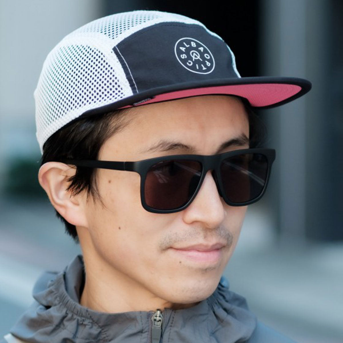ALBA OPTICS - TRAIL PACKABLE CAP WHITE/BLACK/PINK