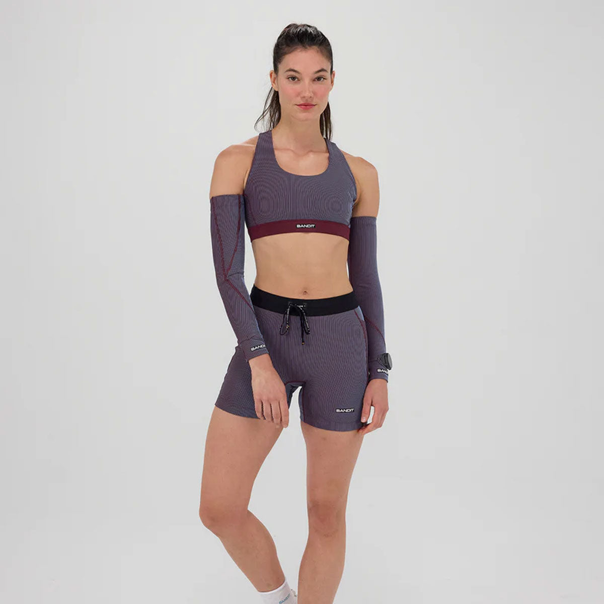Bandit Running - Striped Cadence 5 Compression 【WBCBP002FL25FV】