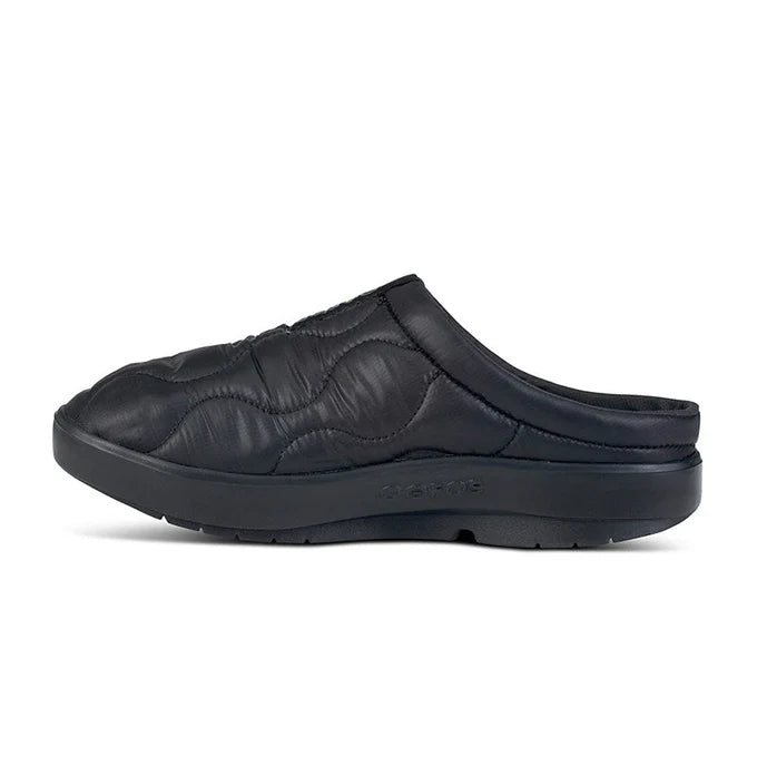 2000860052242 OOFOS Women's OOcOOzie Thermo Mule -Black/Black