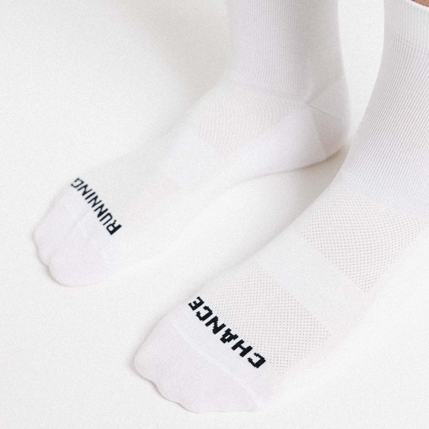 CHANCE - Lightweight Sock-White/Black