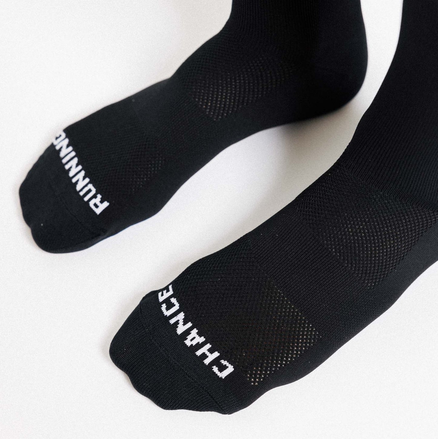 CHANCE Padded Sock-Black/White