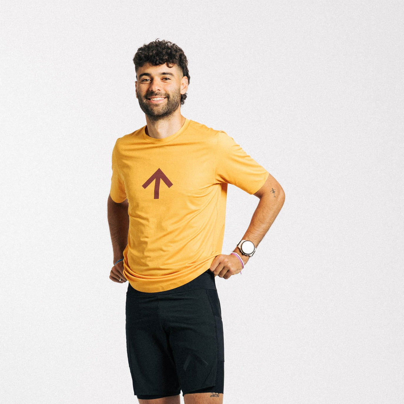 CHANCE AROW Tee Stitched-Apricot