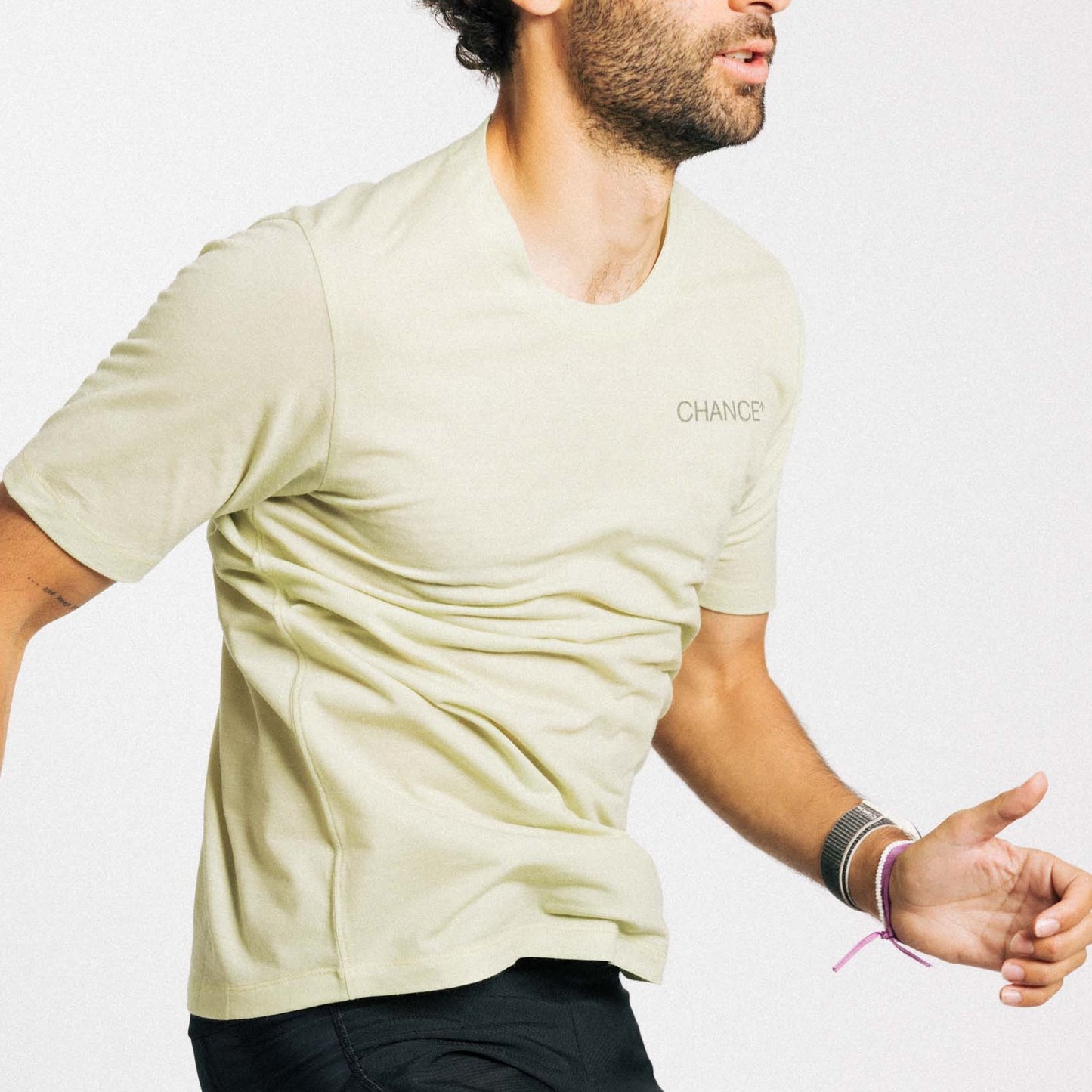 CHANCE - Performance Merino Tee-Pistachio