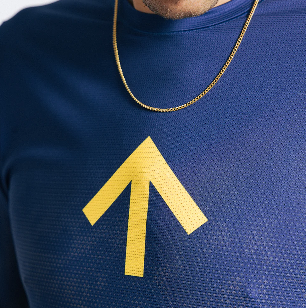 CHANCE - AROW LIGHTWEIGHT LONG SLEEVE V2 Crown Blue Pattern 【SS24CHNC14A-BLUE】