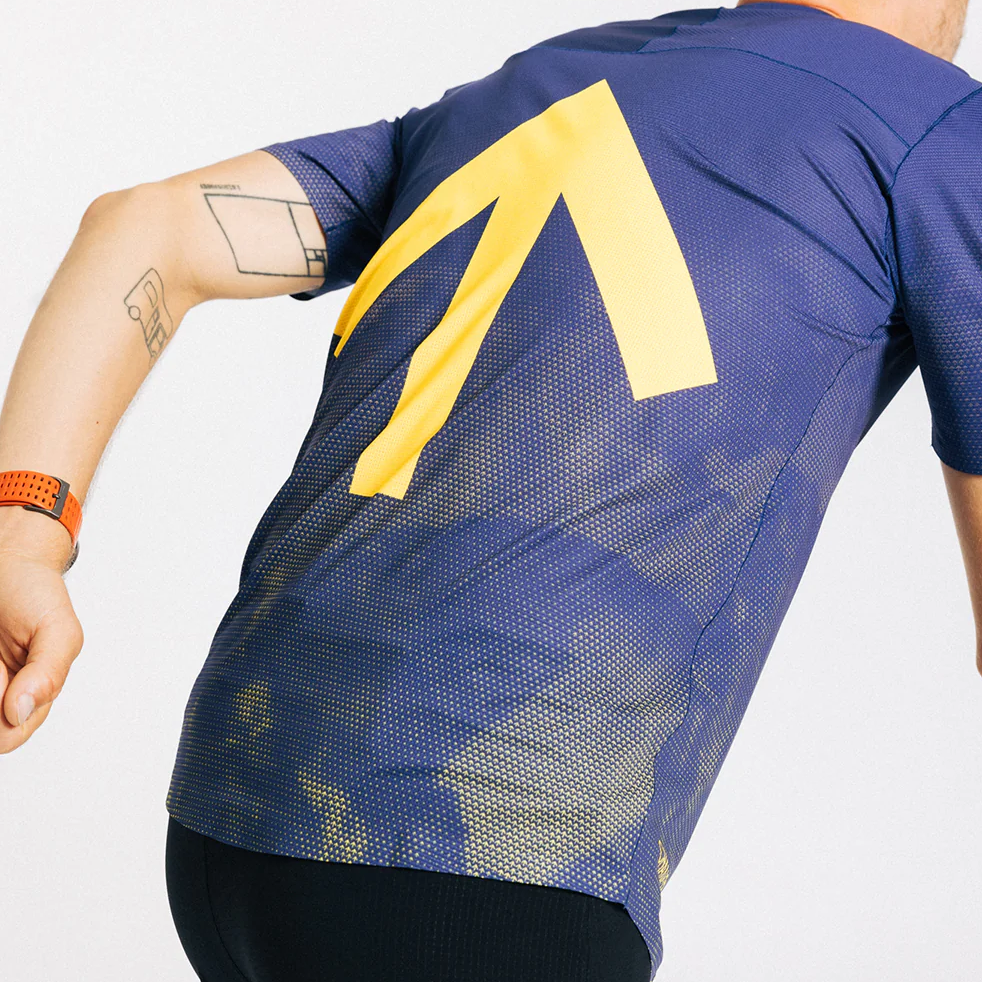 CHANCE - AROW LIGHTWEIGHT TEE V2 Crown Blue Pattern 【SS24CHNC13A-BLUE】