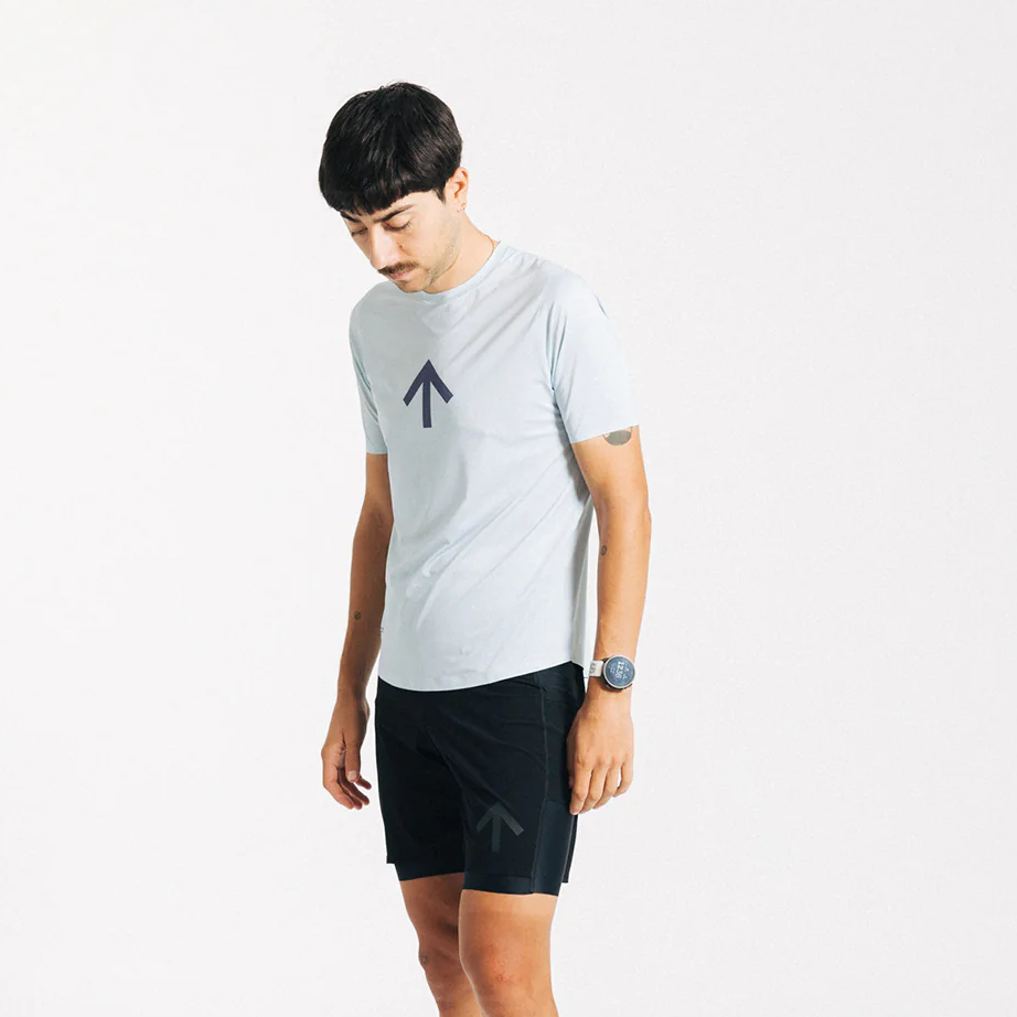 CHANCE - AROW LIGHTWEIGHT TEE V2 Ice Flow and Crown Blue 【SS24CHNC13A-ICE】
