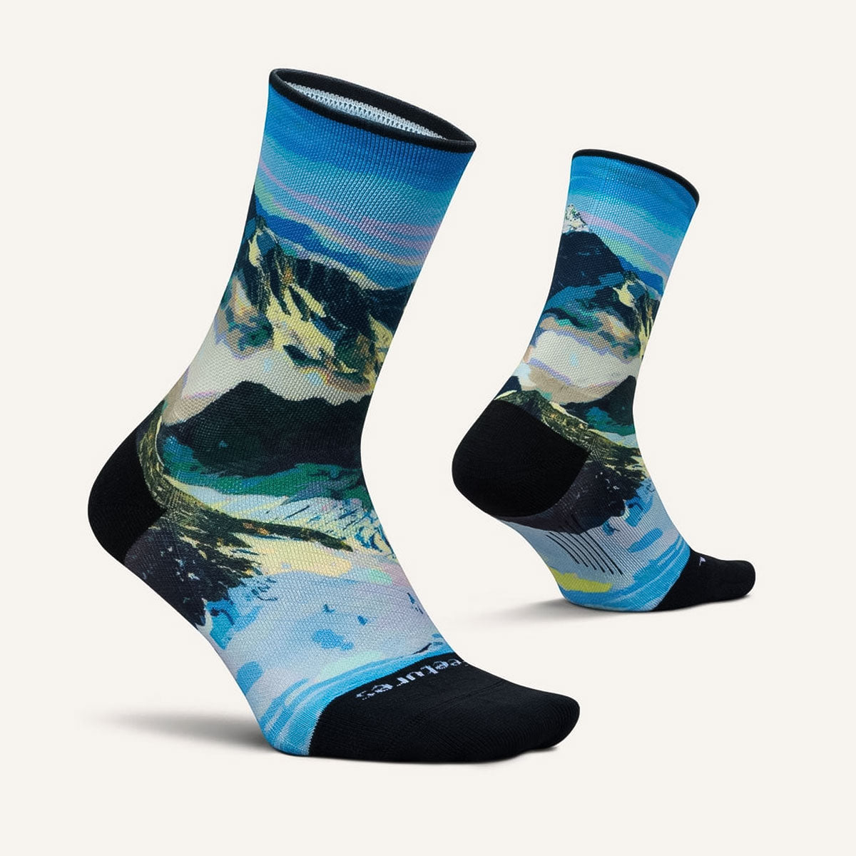 Feetures - ELITE LIGHT CUSHION MINI CREW-Rocky 【4400040175251】