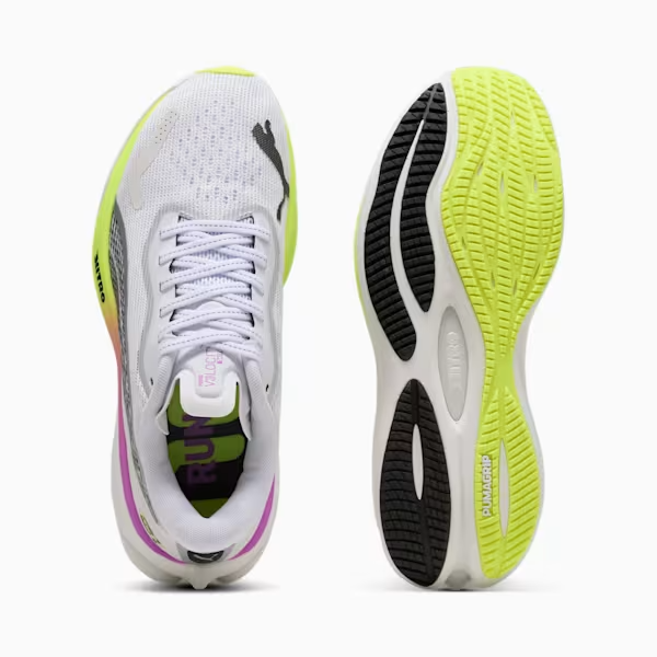 311903-01 ヴェロシティ ニトロ 3 EKIDEN GLOW ウィメン WHITE-PURE MAGENTA-YELL