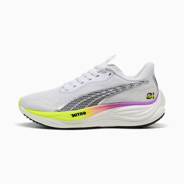 311903-01 ヴェロシティ ニトロ 3 EKIDEN GLOW ウィメン WHITE-PURE MAGENTA-YELL