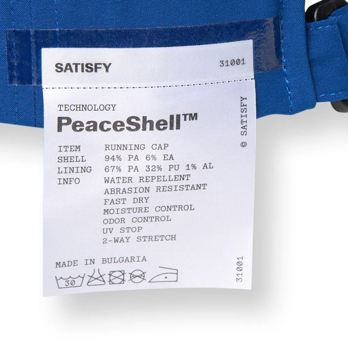 SATISFY - PeaceShell Running Cap Navy 【31001-NA-SAB】