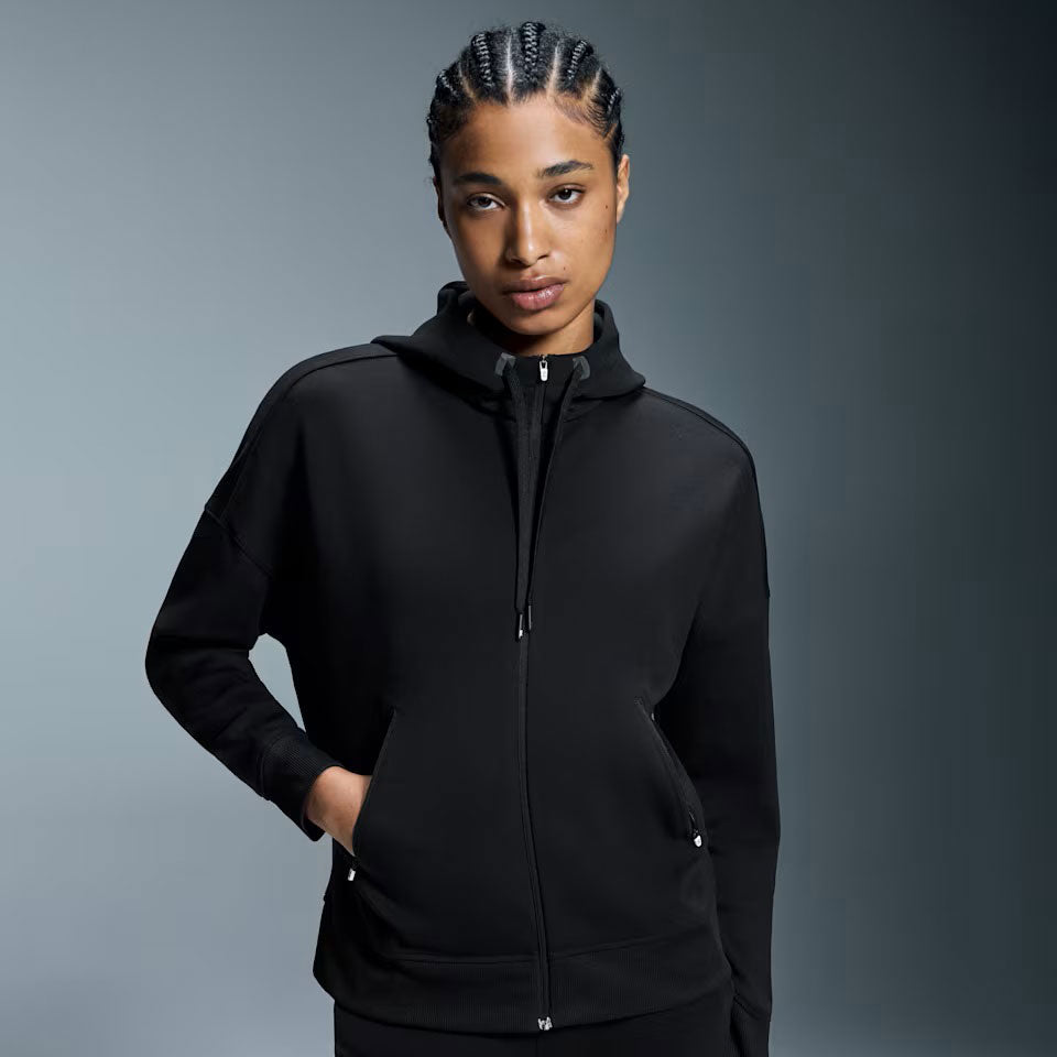 On - Zipped Hoodie W Black【1WE11800553】