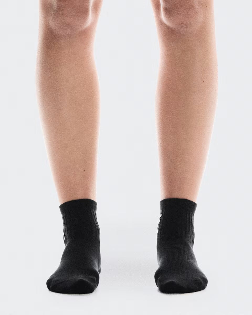 On - Logo Sock Mid 3P U Black【2UF10520553】