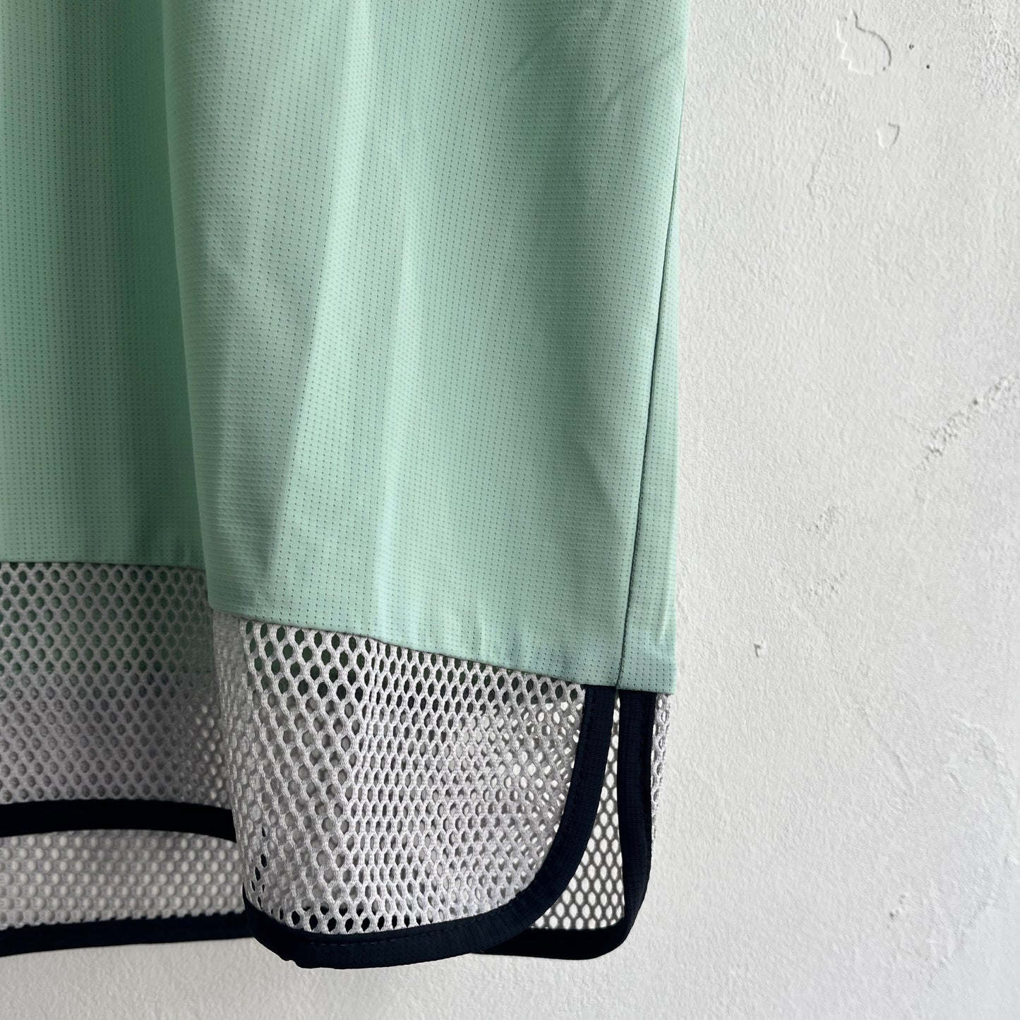 BUDO - Double mesh texture sleeveless グリーン【b25cn111】