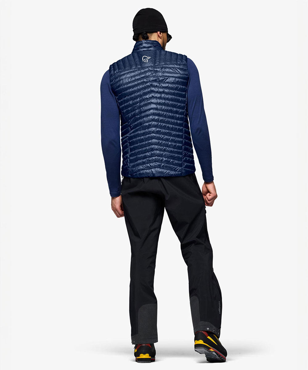 Norrøna - trollveggen superlight down800 Vest (M) Indigo Night【1201604250-302295】