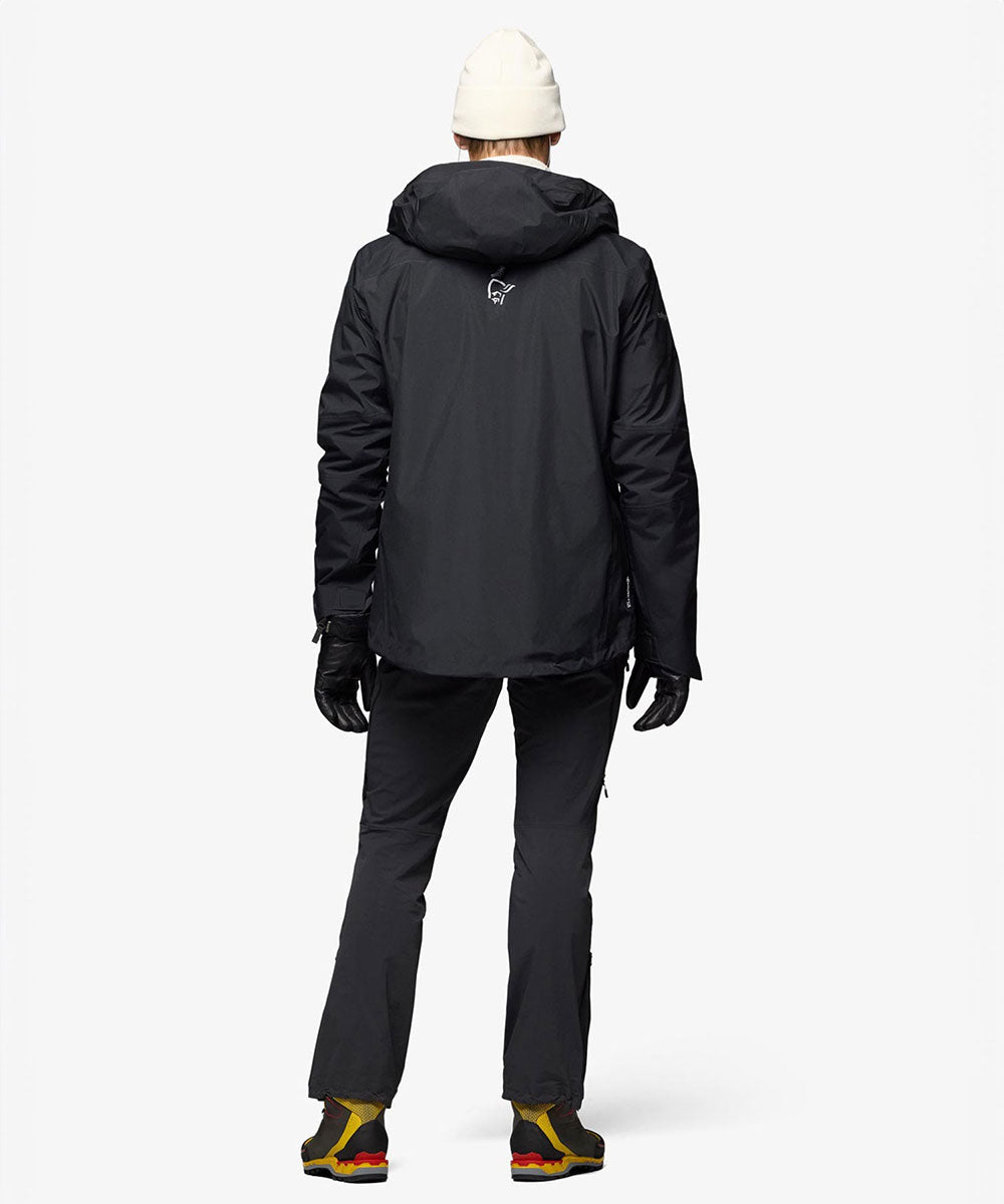 Norrøna - trollveggen Gore-Tex Pro light Jacket (M) Caviar Black【1201604250-307718】