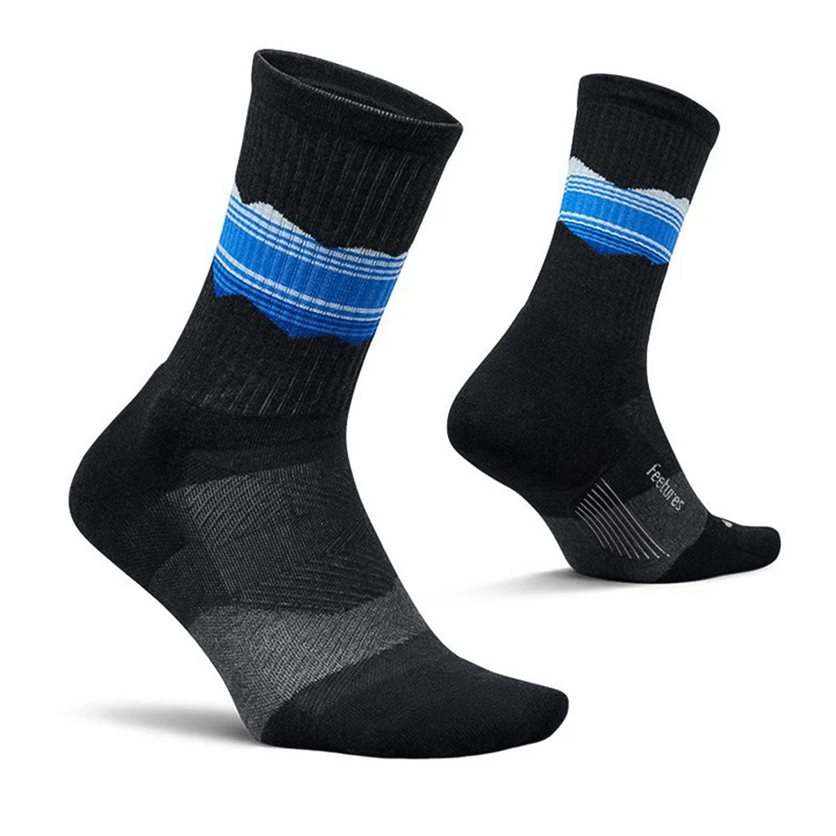FEETURES ‐ TRAIL MAX CUSHION MINI CREW Blue Ridge Charcoal 【4400120151242】