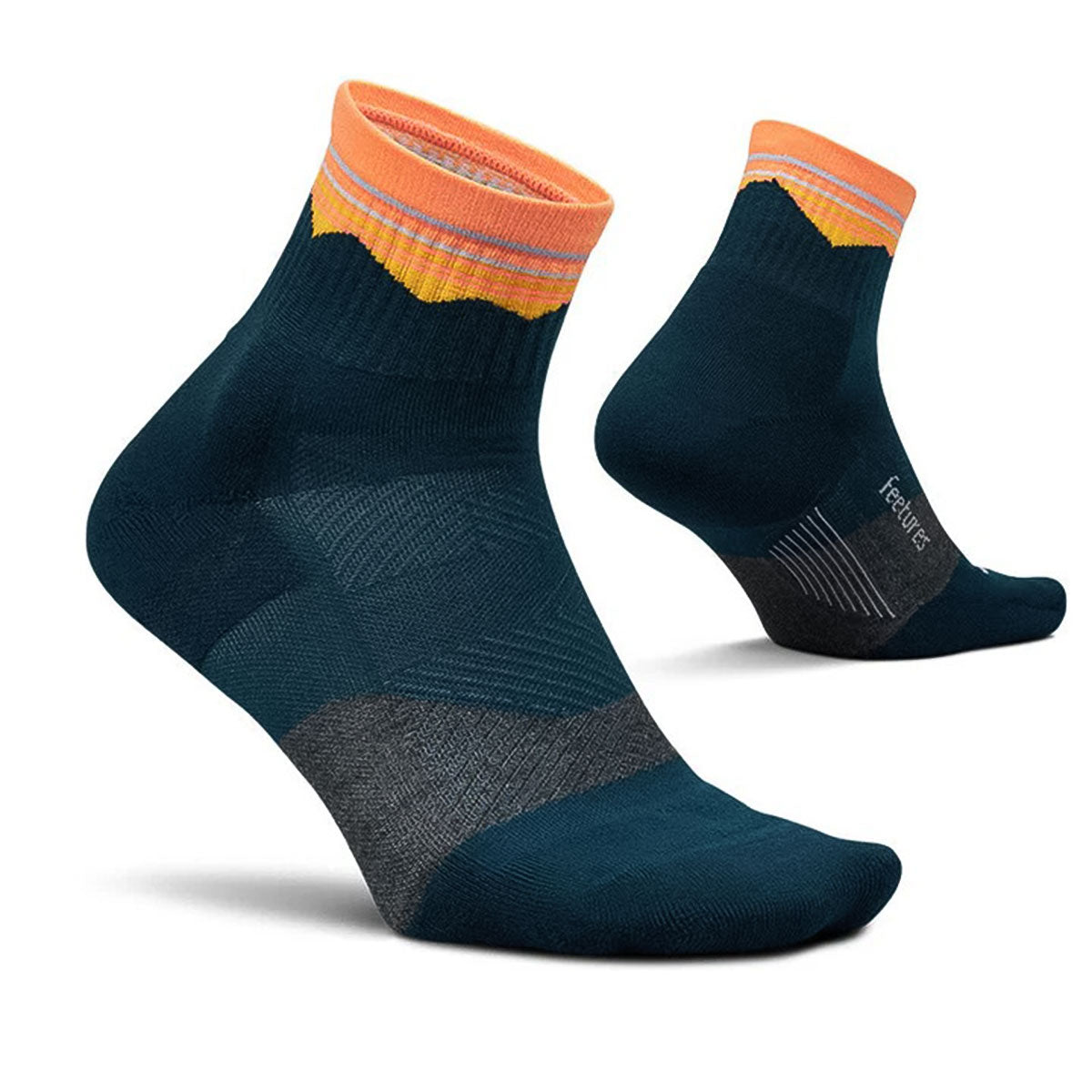 FEETURES - TRAIL MAX CUSHION QUARTER -Blue Ridge Navy 【4400130152242】