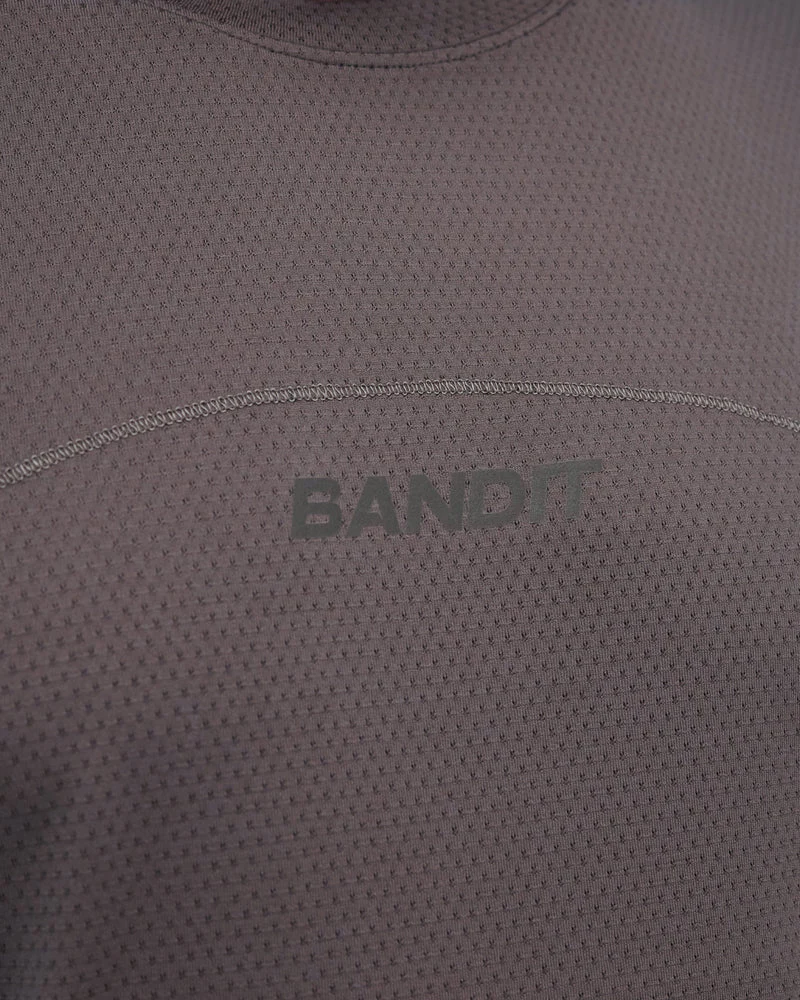 Bandit Running - Mens Micromesh Reflecto Stitch Long Sleeve Tee - Haze - SS26【MTPTP000WI25HZ】