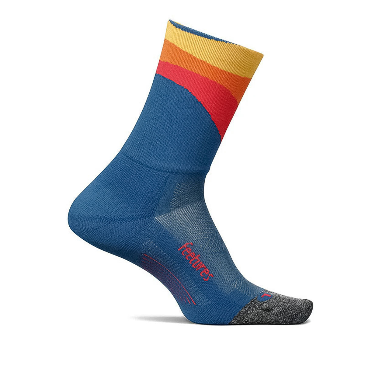 Feetures - ELITE LIGHT CUSHION MINI CREW RythmicBlu