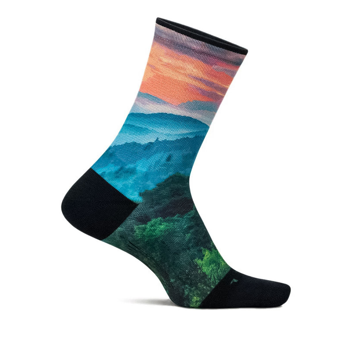 Feetures - ELITE LIGHT CUSHION MINI CREW-Smoky 【4400040174251】