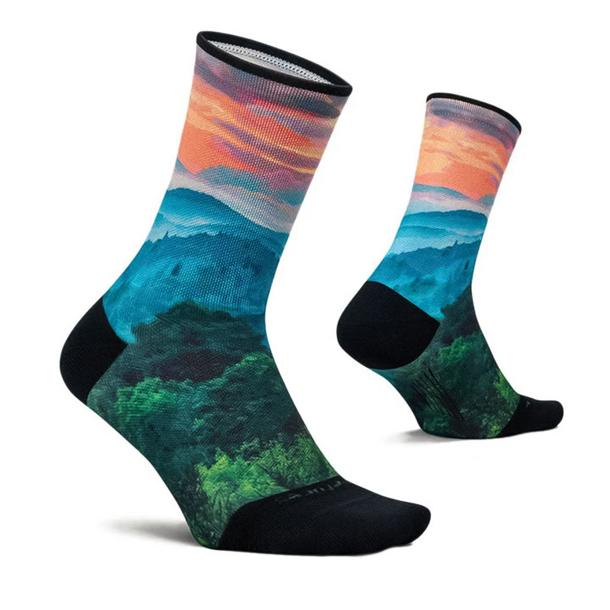 Feetures - ELITE LIGHT CUSHION MINI CREW-Smoky 【4400040174251】