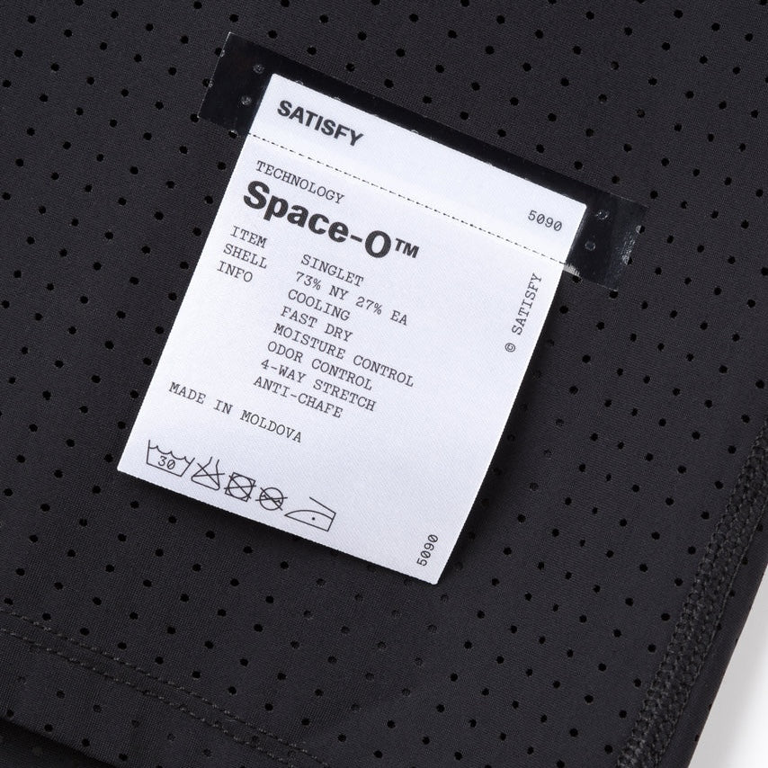 11004-BK-RS SATISFY Space-O Singlet Black