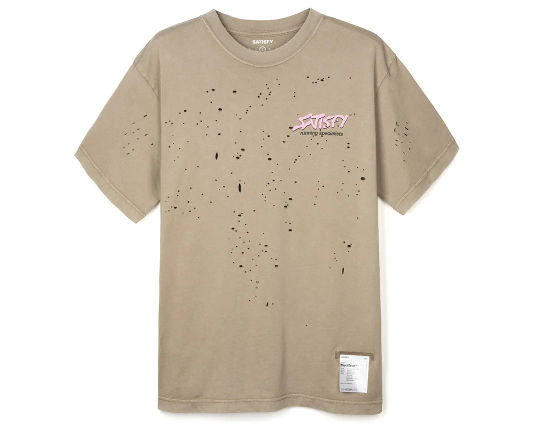 SATISFY MothTech T-Shirt Aged Fallen Rock 5092-AFR-90S
