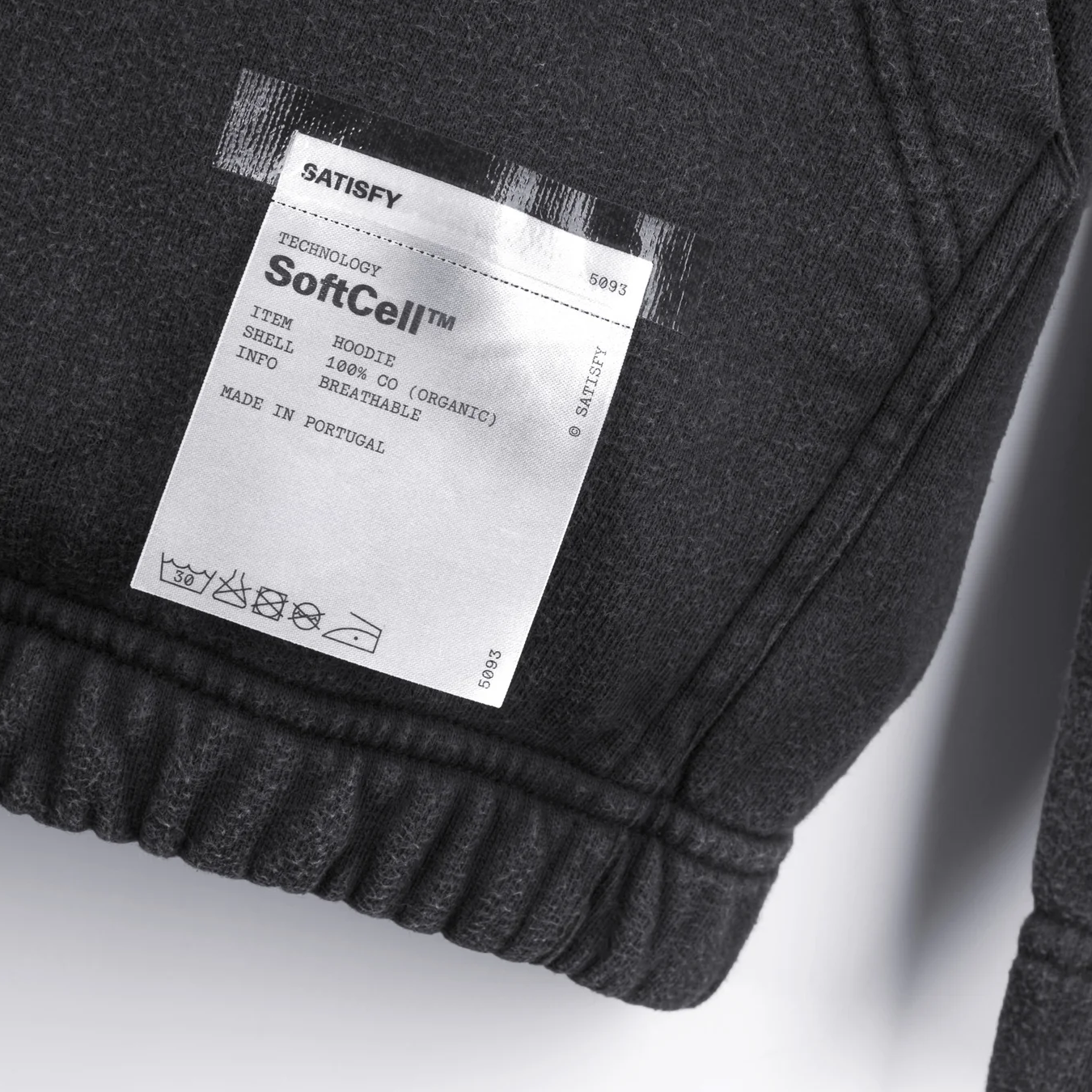 11012-AB-SRS SATISFY SoftCell Hoodie AgedBlack