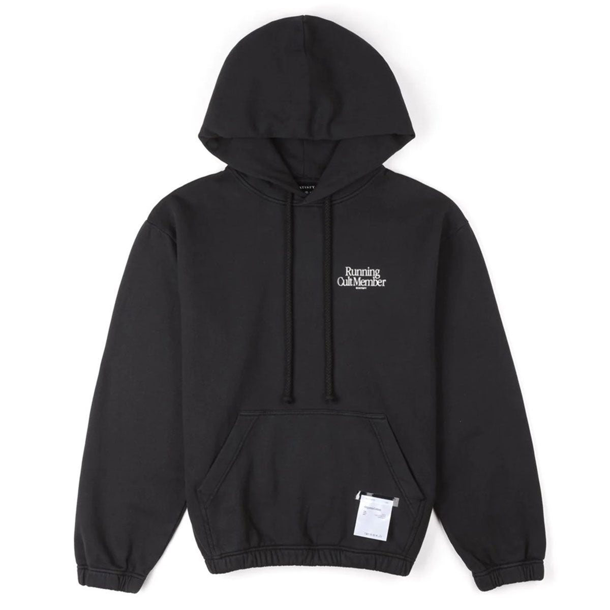 SATISFY Organic Cotton Hoodie-Black