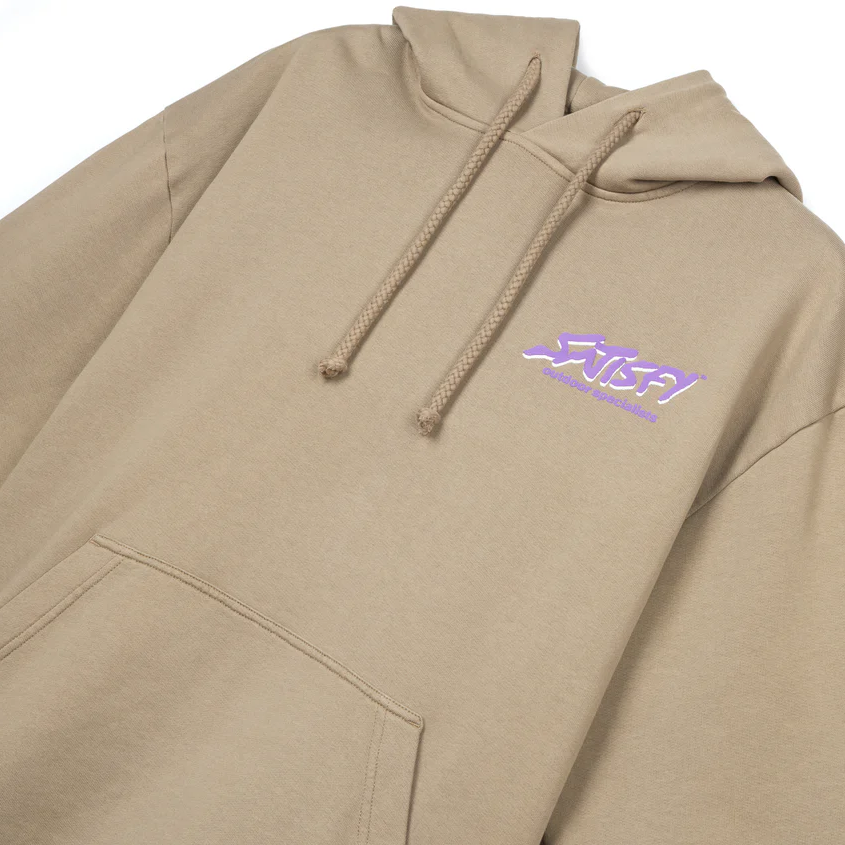 5093-SFR-90S SATISFY SoftCell Hoodie Stone Fallen Rock