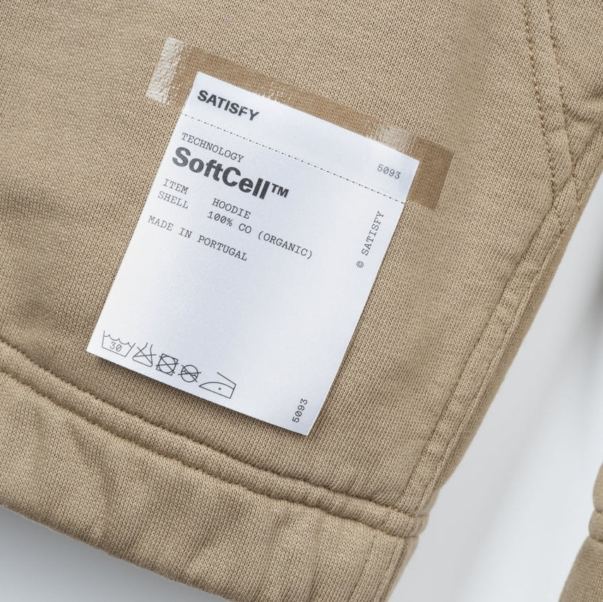 5093-SFR-90S SATISFY SoftCell Hoodie Stone Fallen Rock