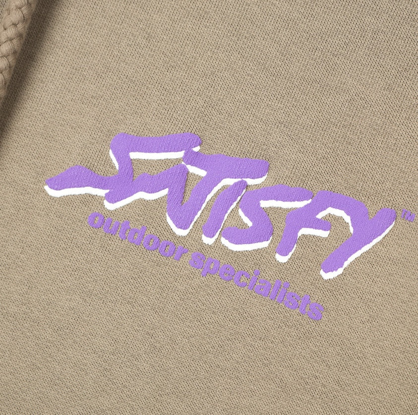 5093-SFR-90S SATISFY SoftCell Hoodie Stone Fallen Rock
