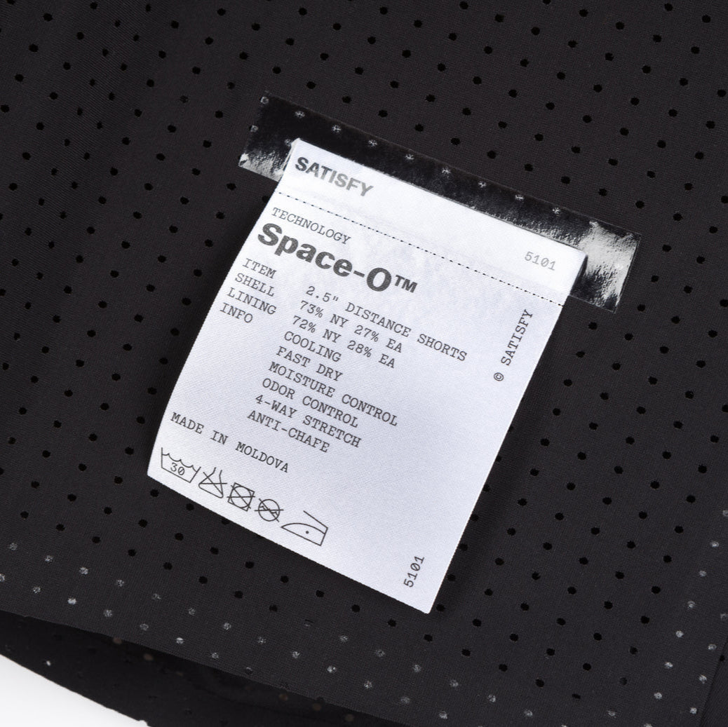 12001-BK Space-O 2.5 Distance Shorts Black