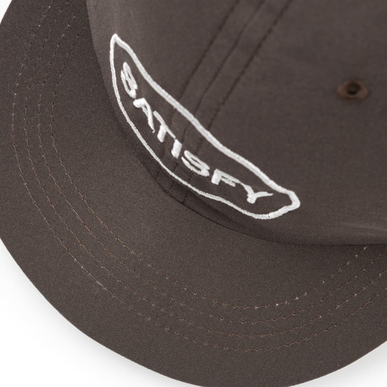 5115-BR-OV Satisfy PeaceShell Running Cap Brown